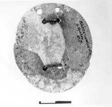 metal disc on the bone (Mierzanowice)