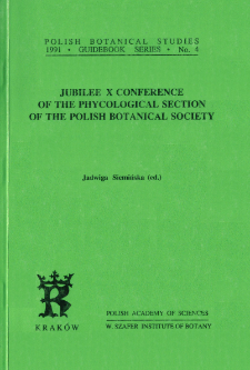 A summarization of the activity of the Phycological Section of the Polish Botanical Society (1971-1991)