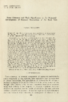 Trace elements and their significance in the postnatal development of seasonal generations of the bank vole
