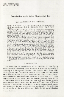 Reproduction in the Indian sheath-tailed bat