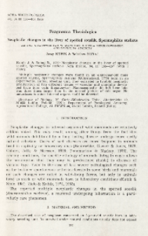 Neoplastic changes in the liver of spotted souslik, Spermophilus suslicus