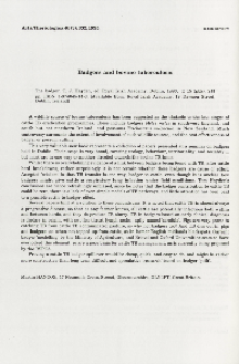 Book review. Badgers and bovine tuberculosis