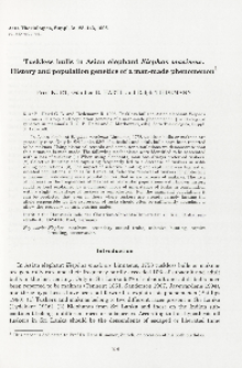 Tuskless bulls in Asian elephant Elephas maximus . History and population genetics of a man-made phenomenon