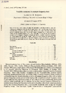 Variable resonance in constant frequency bats