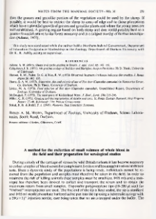 A method for the collection of small volumes of whole blood in the field and their preparation for serological studies