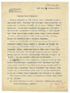 List Kazimierza Twardowskiego do Ivana Mirczuka : 29.01.1930