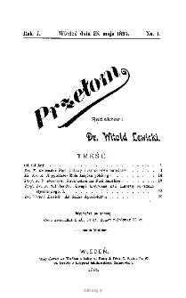 Przełom, R. 1, No. 1