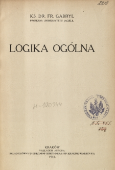 Logika og&oacute;lna