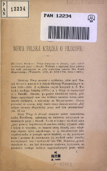 Nowa polska książka o filozofii