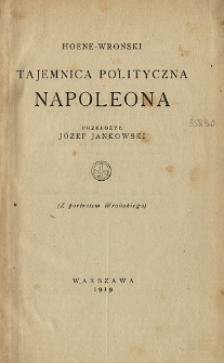 Tajemnica polityczna Napoleona