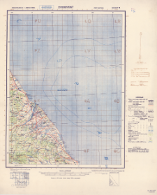 Caucasus 1:500, 000. Sh. 4, Dyerbyent