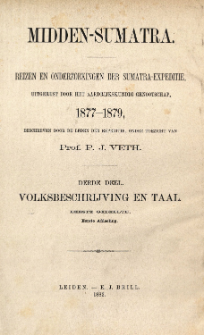 Volksbeschrijving van Midden-Sumatra. Gedeelte 1, Afd. 1