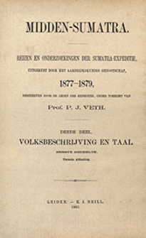 Ethnographische atlas van Midden-Sumatra : met verklarenden tekst. Gedeelte 1, Afd. 2