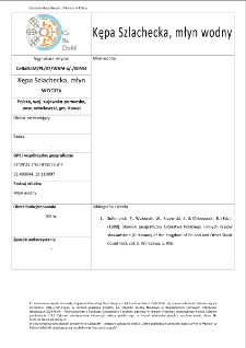 Kępa Szlachecka, watermill