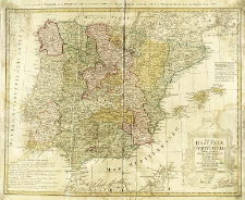 Regnorum Hispaniae et Portugaliae Tabula generalis ad statum hodiernum in suas Provincias