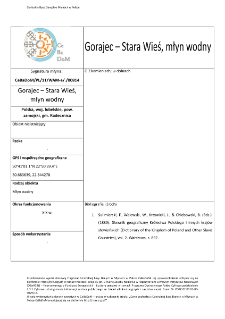Gorajec-Stara Wieś, watermill