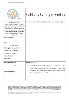 Kałdunek, watermill