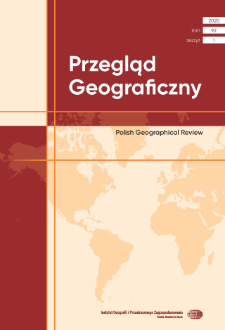 Przegląd Geograficzny T. 92 z. 1 (2020), Spis treści