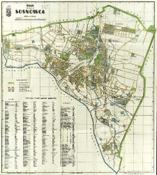 Plan miasta Sosnowca