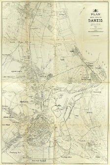 Plan der Stadt Danzig : Angefertigt im Jahre 1920