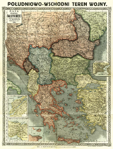 Mapa Półwyspu Bałkańskiego