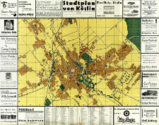 Stadtplan von Köslin