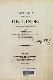 Tableaux pittoresques de l'Inde. 1