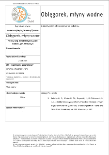 Oblęgorek, watermills