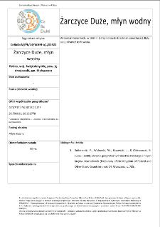 Żarczyce Duże, watermill