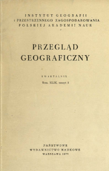 Przegląd Geograficzny T. 49 z. 2 (1977)