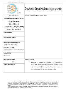 Onyszkowice (Onyshkivtsi, Онишківці), watermill