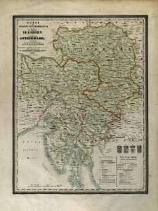 Erster typometrischer Atlas oder Austria : in 15 Karten in Farbruck [...]