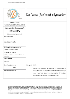 Kam'yanka (Кам'янка), watermill