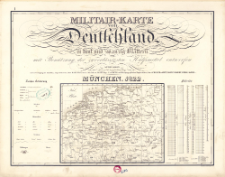 Militair-Karte von Deutschland in fünf und zwanzig Blättern