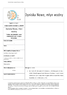 Dyniska Nowe, watermill
