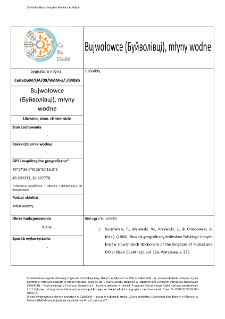 Bujwołowce (Буйволівці), watermill