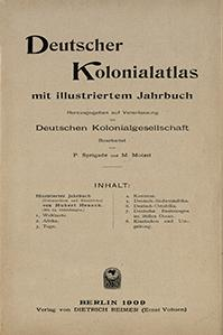 Deutscher Kolonialatlas mit illustriertem Jahrbuch