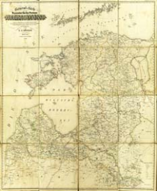 General-Karte der russischen Ost-See-Provinzen Liv- Ehst- und Kurland : nach den vollst&auml;ndigsten astronomisch-trigometrischen Ortsbestimmungen u. den speciellen Landesvermessungen auf Grundlage der Specialkarten v. C. Neumann