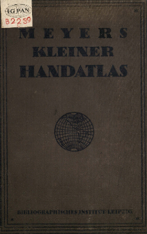 Meyers kleiner Handatlas : in 42 Haupt- und 26 Nebenkarten