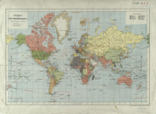 Kolonial-Weltwerkehrskarte : Äquatorial-Maßstab 1:100,000,000