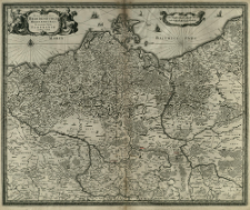 Electoratvs Brandenburgi, Mekelenburgi, Et maxim&aelig; Partis Pomerani&aelig; novissima Tabula