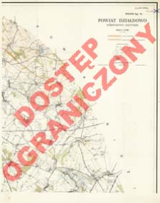 Powiat Działdowo : wojew&oacute;dztwo olsztyńskie : skala 1:25 000