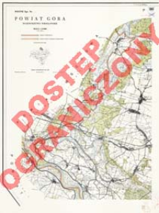 Powiat G&oacute;ra : wojew&oacute;dztwo wrocławskie : skala 1:25 000