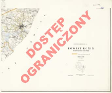 Powiat Konin : wojew&oacute;dztwo poznańskie : skala 1:25 000