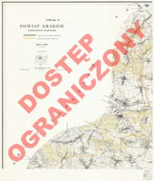 Powiat Krak&oacute;w : wojew&oacute;dztwo krakowskie : skala 1:25 000