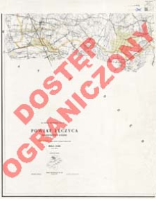 Powiat Łęczyca : województwo łódzkie : skala 1:25 000