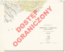 Powiat Łowicz : wojew&oacute;dztwo ł&oacute;dzkie : skala 1:25 000