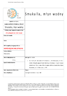 Smukalla, młyn wodny