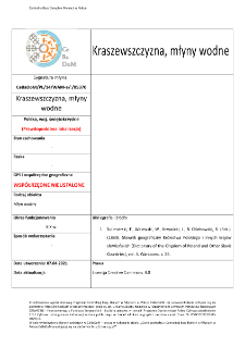 Kraszewszczyzna, watermill