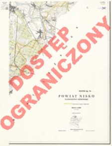 Powiat Nisko : województwo rzeszowskie : skala 1:25 000
